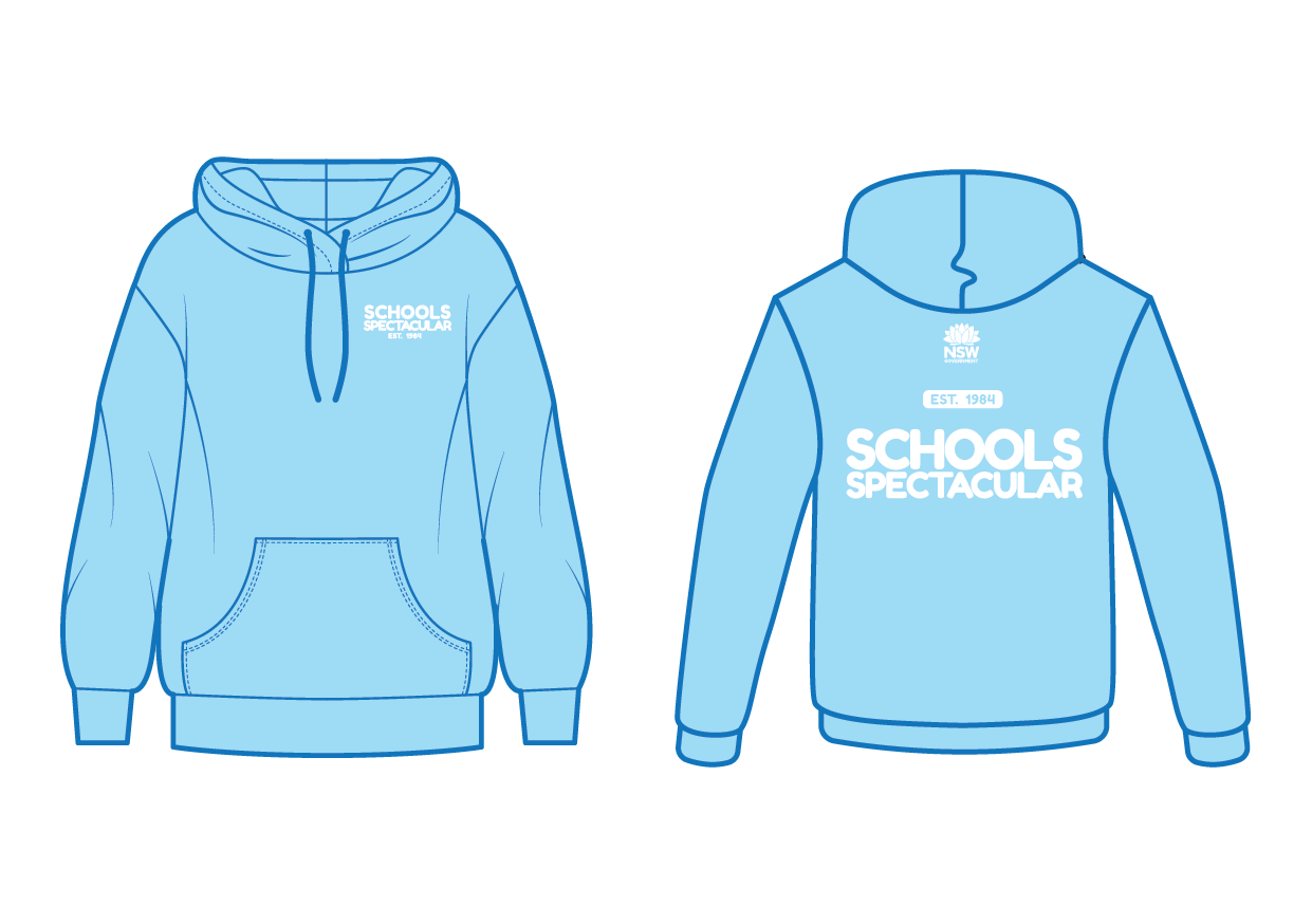 2026 Schools Spectacular Pullover Hoodie (Blue)