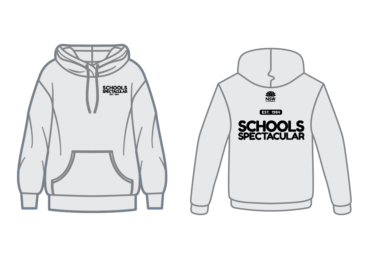 2026 Schools Spectacular Pullover Hoodie (Grey)