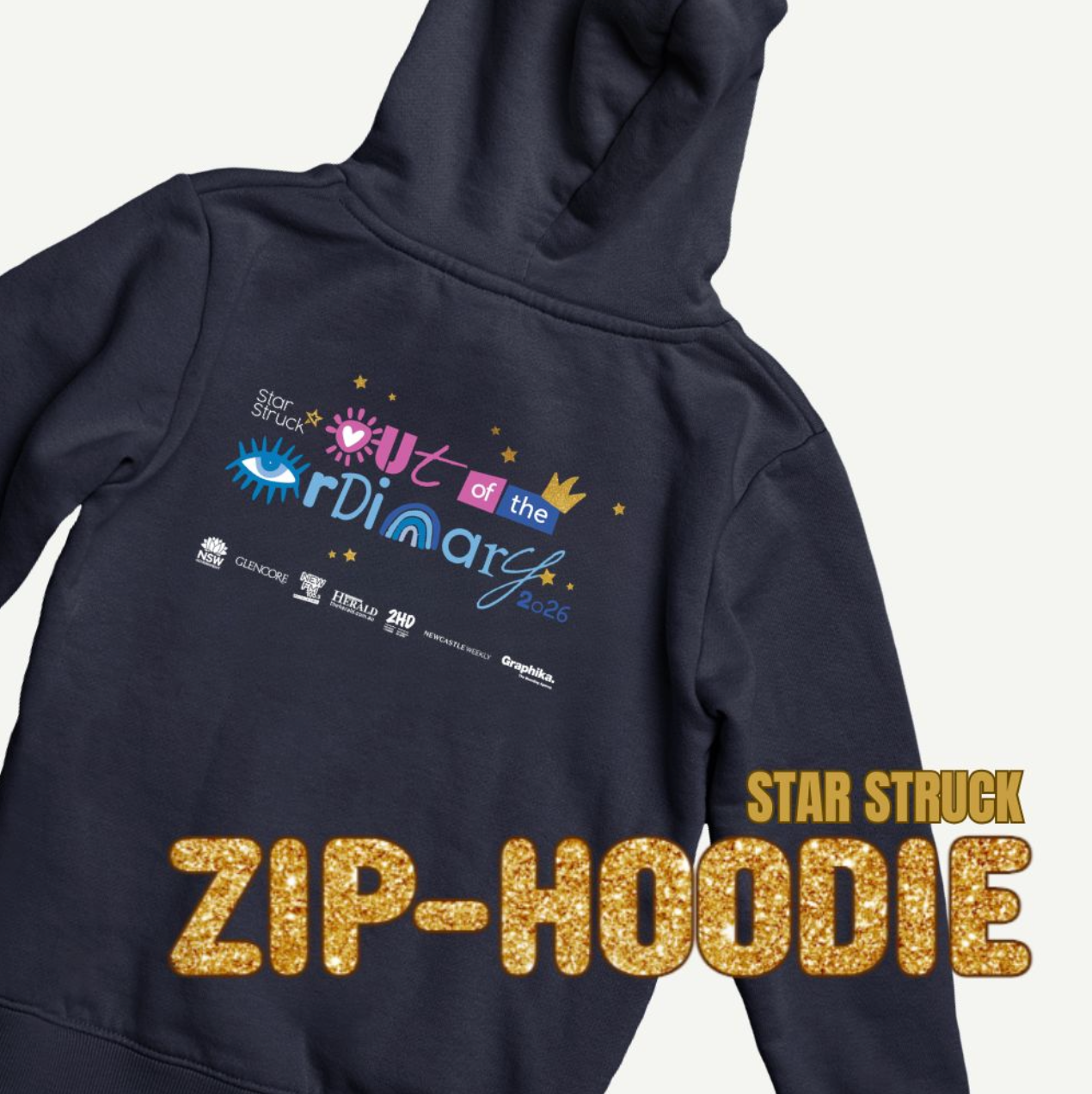 Starstruck Zip Hoodie (Navy)