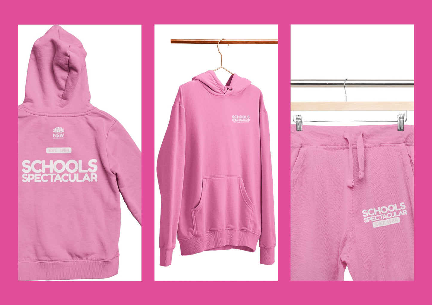 2025 Schools Spectacular Pink Trackpants