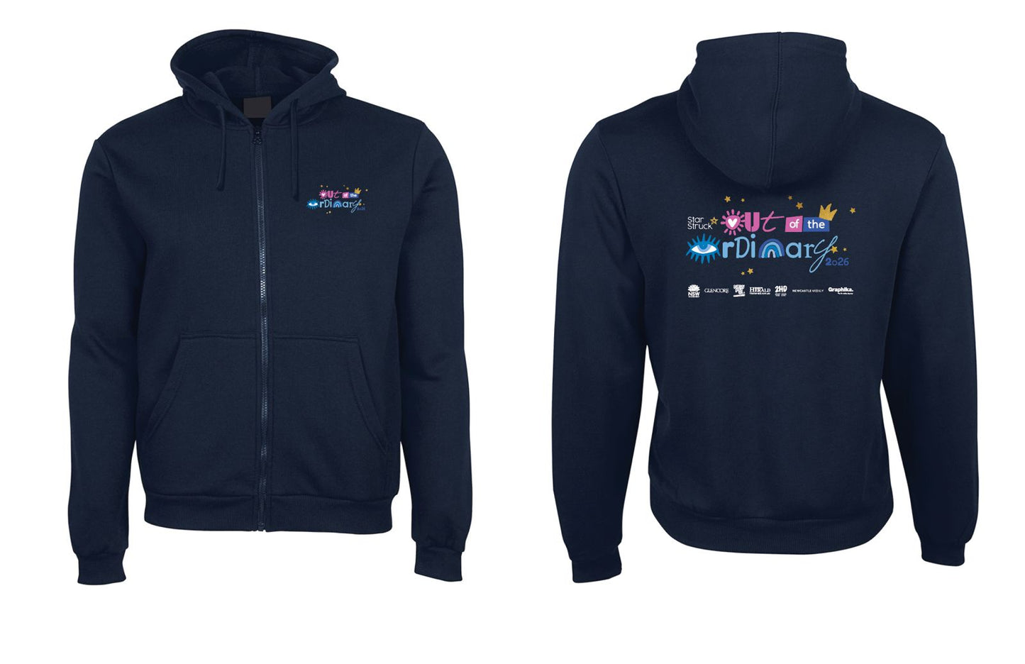 Starstruck Zip Hoodie (Black)