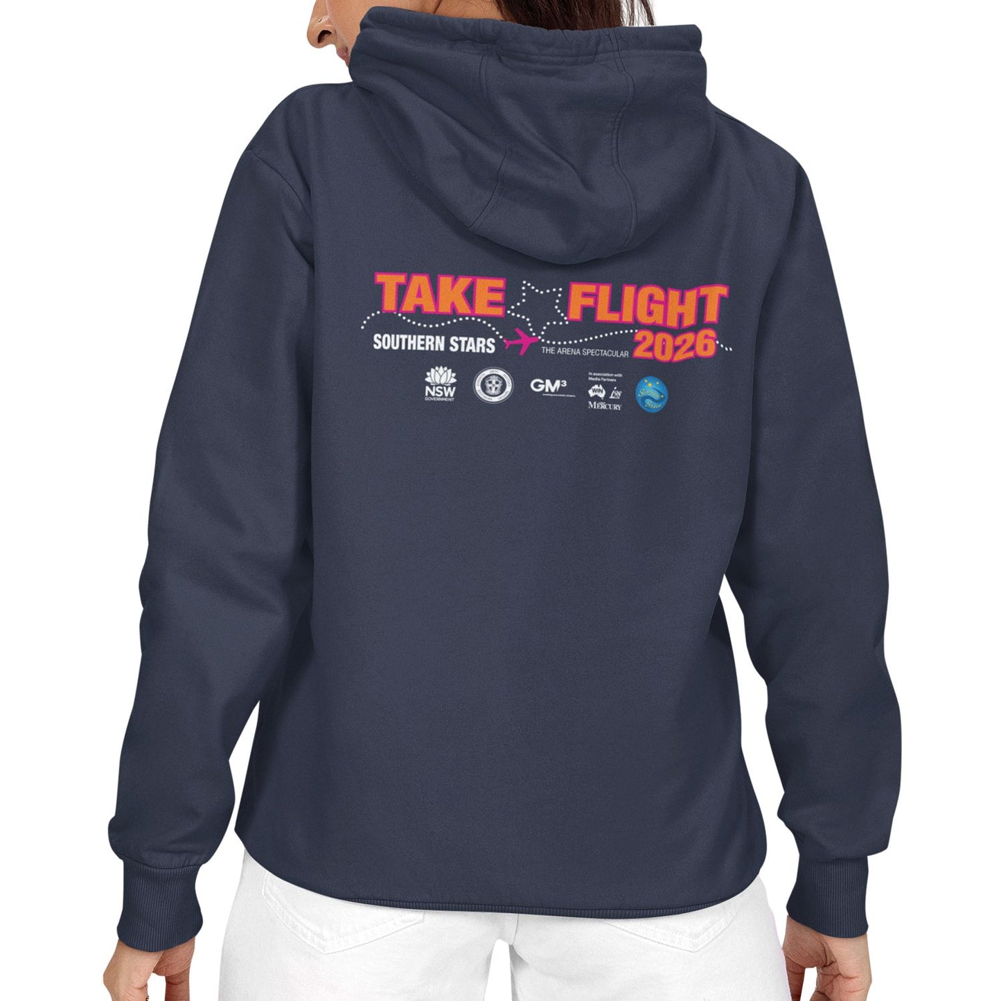 Southern Stars Zip Hoodie (Navy)